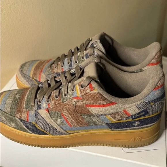 Nike Air Force 1 Low Pendleton Striped Earth Tones - Picture 4 of 7